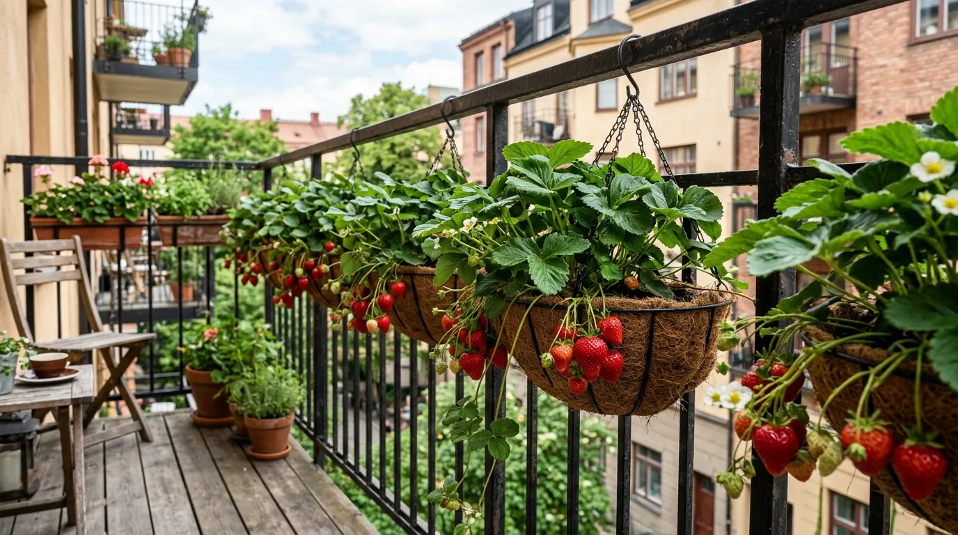 Hanging Basket Strawberry Planters